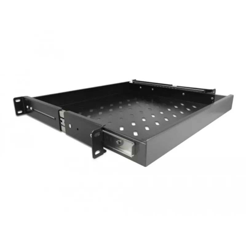 Delock - cassetto per rack - nero - 1U - 48,3 cm (19