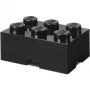 LEGO Storage Brick 6, scatola portatutto nera