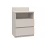 Comodino Top e shop Malwa con 2 cassetti, 40×32×59 cm, finitura cashmere