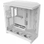 Case PC Midi Tower NZXT H9 Flow RGB+ — bianco, supporta ATX/EATX/Micro-ITX, vetro temperato, 3x140 mm anteriore + 1x120 mm posteriore ventole