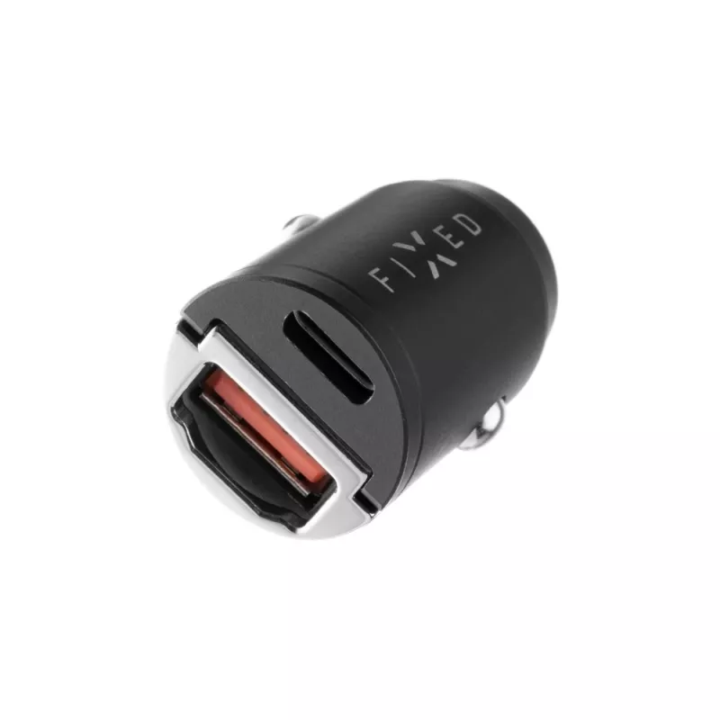 Caricabatterie auto FIXED FIXCC30M-CU-BK 30W USB‑C per prese del veicolo