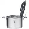 ZWILLING SIMPLIFY 66870-004-0 set di pentole acciaio inox 4 pz. argento nero
