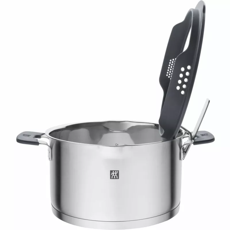 ZWILLING SIMPLIFY 66870-004-0 set di pentole acciaio inox 4 pz. argento nero