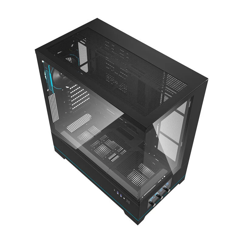 Case per computer Darkflash DY451 PRO, ATX, nero