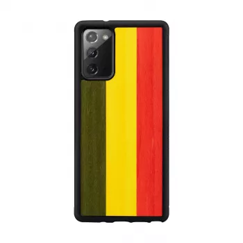 Custodia per smartphone Man and Wood Galaxy Note 20 reggae nero