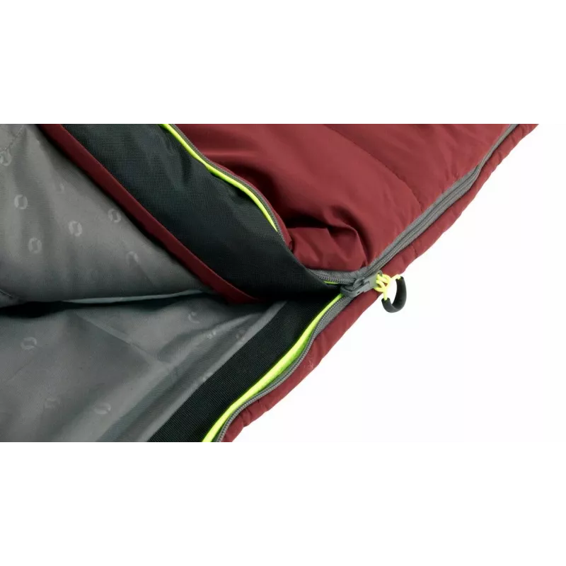 Sacco a pelo Outwell Contour Junior rettangolare poliestere 170 cm x 70 cm, rosso