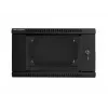 Rack LANBERG WF02-6606-10B montaggio a parete 6U 600x374,3x600 mm acciaio inox nero