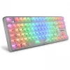 Crystal Shark, Tastiera gaming bianco, layout DE, KTT