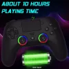 Gamepad Subsonic PS5 Wireless LED Controller nero D-pad Home Opzioni Condividi