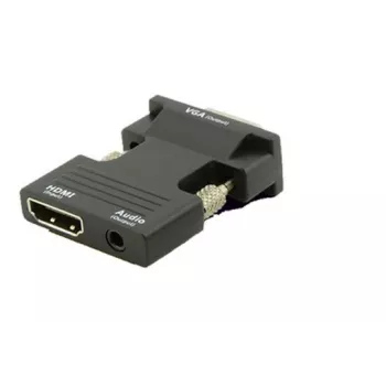Microconnect HDMIVGAAUDIOB adattatore cavo VGA (D-Sub) HDMI + audio nero