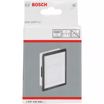 Bosch filtro pieghettato, filtro, nero, giallo, cellulosa, 189,8 cm², 73 mm, 100 mm