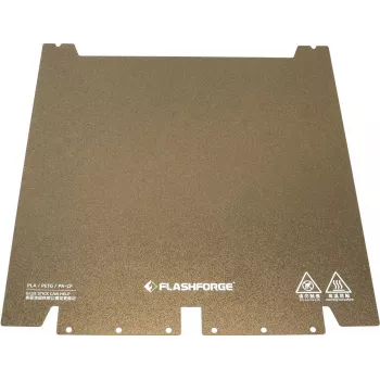 Piastra di stampa in acciaio per stampante 3D Flashforge GUIDER3 PLUS, superficie Ultra PEI, parte originale 70002484002
