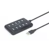 Hub USB Gembird UHB-U2P10P-01 — hub USB 2.0 a 10 porte