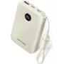 Power bank Vention FKAN0-C 10000 mAh — 2× USB-C, 1× USB-A, 22,5 W, beige