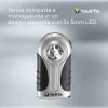 Torcia portatile Varta 16647 nero argento