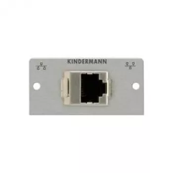 Kindermann 7444000523 RJ-45 Gender Changer 1:1, modulo Snap-In per pannello frontale