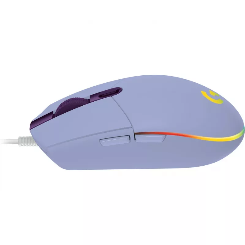 Logitech G102 LIGHTSYNC mouse da gaming, lilla