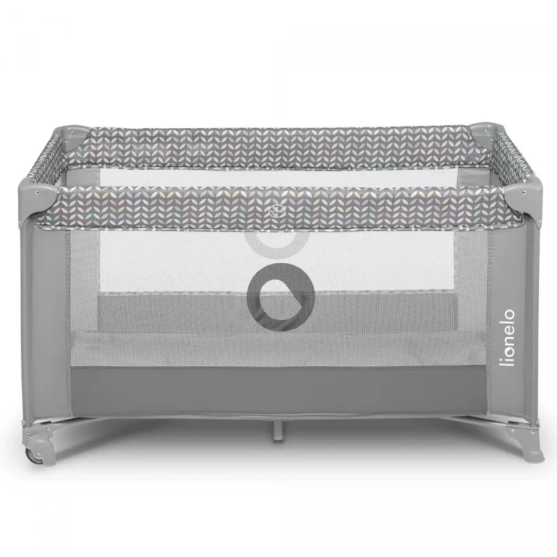 Lionelo Stefi Concrete Multicolor - lettino da viaggio 2 in 1