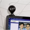 Hama 00053950 Spy Protect HD webcam, 1,3 MP, 1280 x 720, 30 fps, microfono integrato, USB 2.0, nera