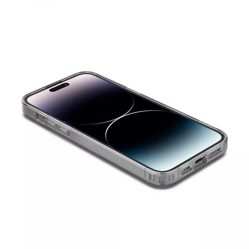 Belkin MSA011BTCL SheerForce custodia magnetica per iPhone 14 Pro Max, antibatterica, trasparente