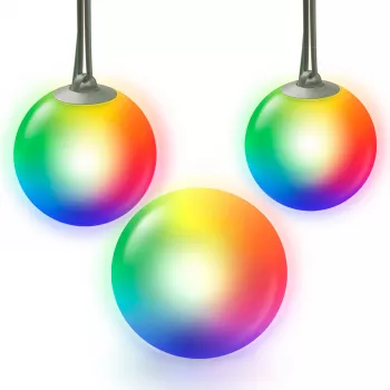 Outdoor Smart Globe Light Colour confezione da 3, luce LED sostituisce 33 Watt