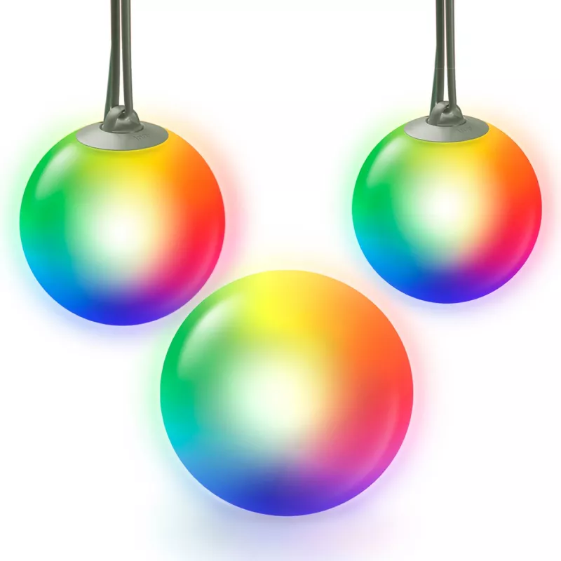 Outdoor Smart Globe Light Colour confezione da 3, luce LED sostituisce 33 Watt