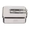 Pentola ESBIT PT1200ST acciaio inox pentola da campeggio 1,2 L, 554 g, argento