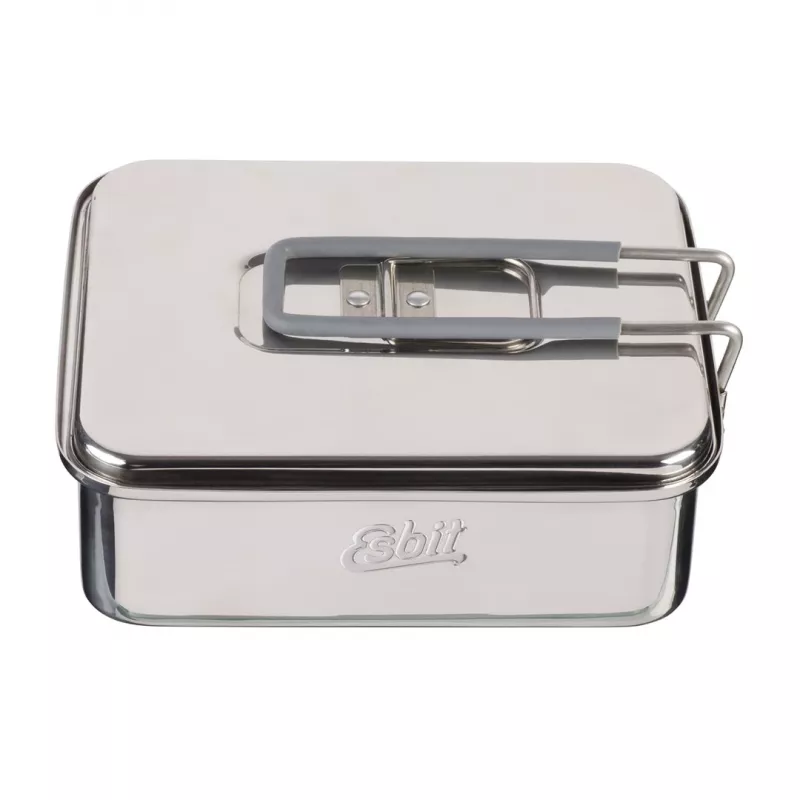 Pentola ESBIT PT1200ST acciaio inox pentola da campeggio 1,2 L, 554 g, argento