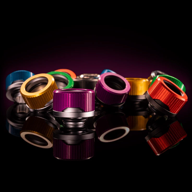 EK Water Blocks EK-Quantum Torque Anelli di compressione STC 16, Viola, confezione da 6