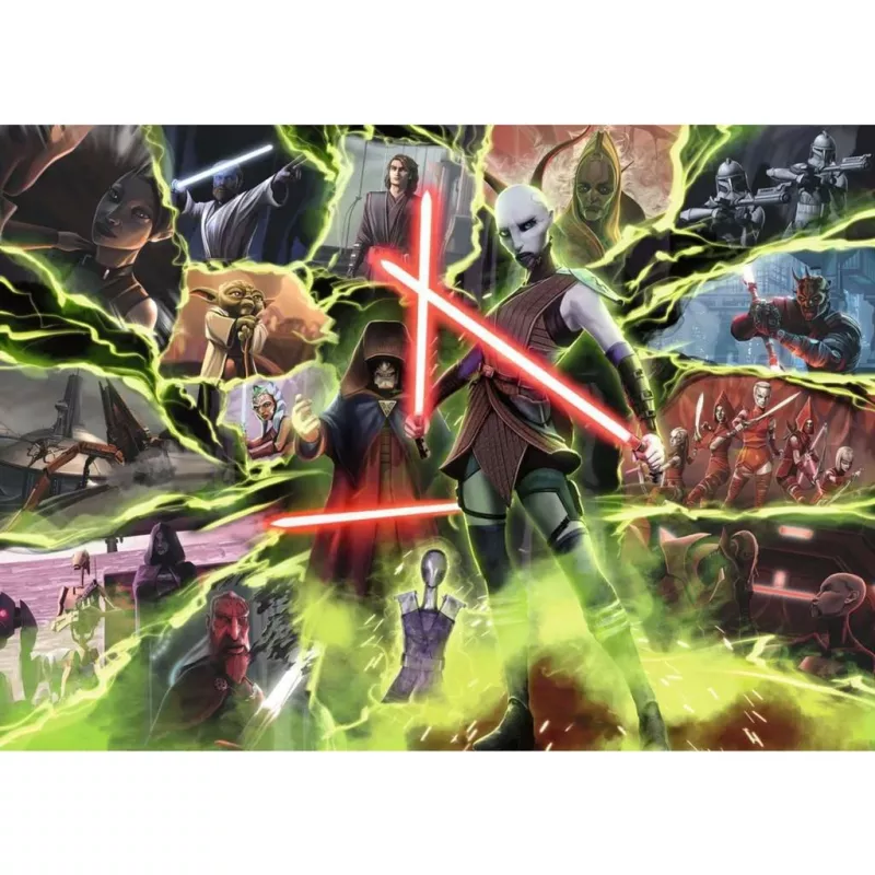 Puzzle Star Wars Villainous: Asajj Ventress (1000 pezzi)