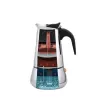 Caffettiera Moka pot Maestro MR-1660-9, macchina per caffè da piano cottura per 6 tazze, nero