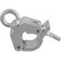 Morsetto per illuminazione EUROLITE TPC-51 argento con occhiello per montaggio su truss e tubi
