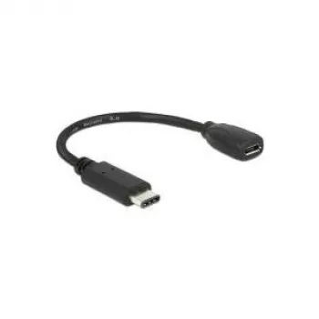 Cavo USB DeLOCK 65578 USB 2.0 0,15 m USB-C Micro-USB B nero