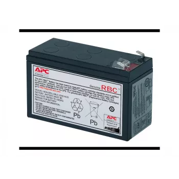 APC cartuccia batteria di ricambio APCRBC106 (OEM), piombo-acido (VRLA), 1 pz., nero, RoHS, 2,5 kg, 102 mm