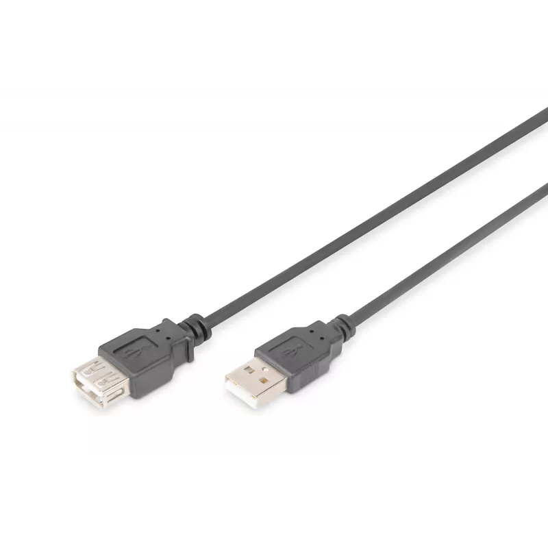 Digitus - prolunga USB - USB Type-A, 4 poli (M) - USB Type-A, 4 poli (F) - 3,0 m (USB / USB2.0) - nero (AK-300202-030-S)
