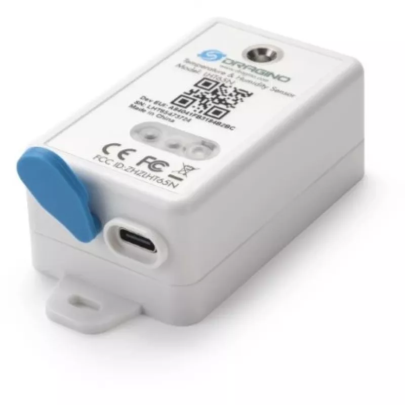 Sensore di temperatura e umidità DRAGINO LoRaWAN LHT65S-EU868-E3 — sensore ambientale LoRaWAN EU868