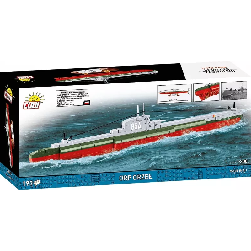 Kit Cobi ORP Orzeł 193 blocchi nave modello da montare