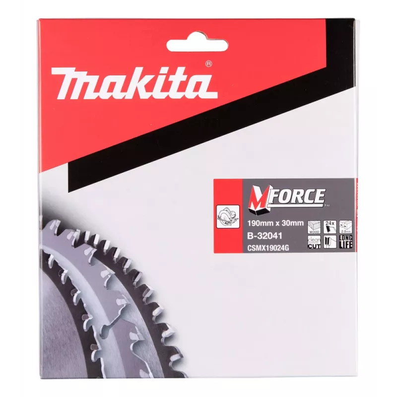 LAMA SEGA CIRCOLARE MAKITA 190x30x24Z M-FORCE LEGNO