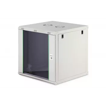 Rack da parete DIGITUS Dynamic-N 12U 600x600 mm IP20, serratura a chiave, gestione cavi, smontato