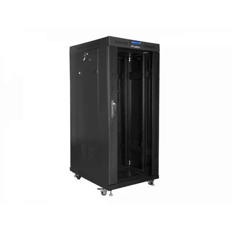 Armadio a pavimento Lanberg FF01-8037-12BL 37U 800 kg nero