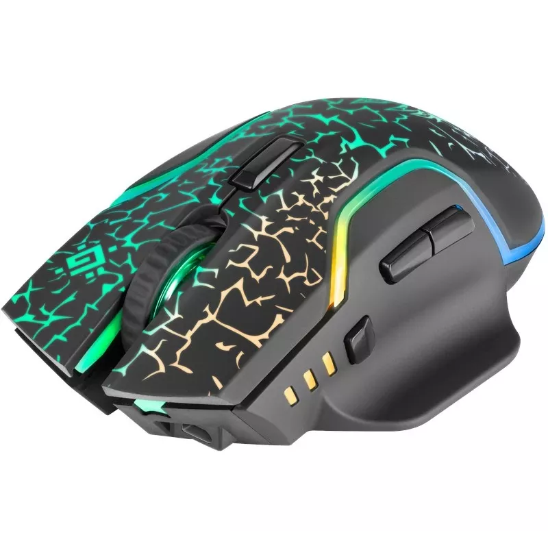 Mouse Defender Oneshot GM-067 gaming per destrimani RF wireless + USB Type