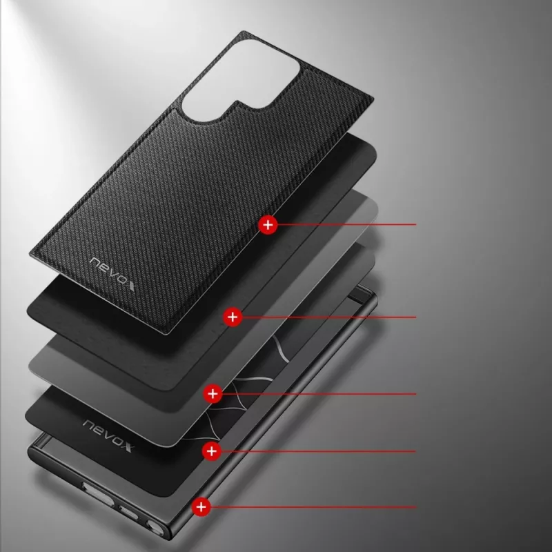Nevox StyleShell NYLO - Samsung Galaxy S25 Ultra, nero