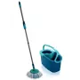 Leifheit Clean Twist Disc Mop 52101 sistema lavapavimenti con secchio, vasca singola, blu