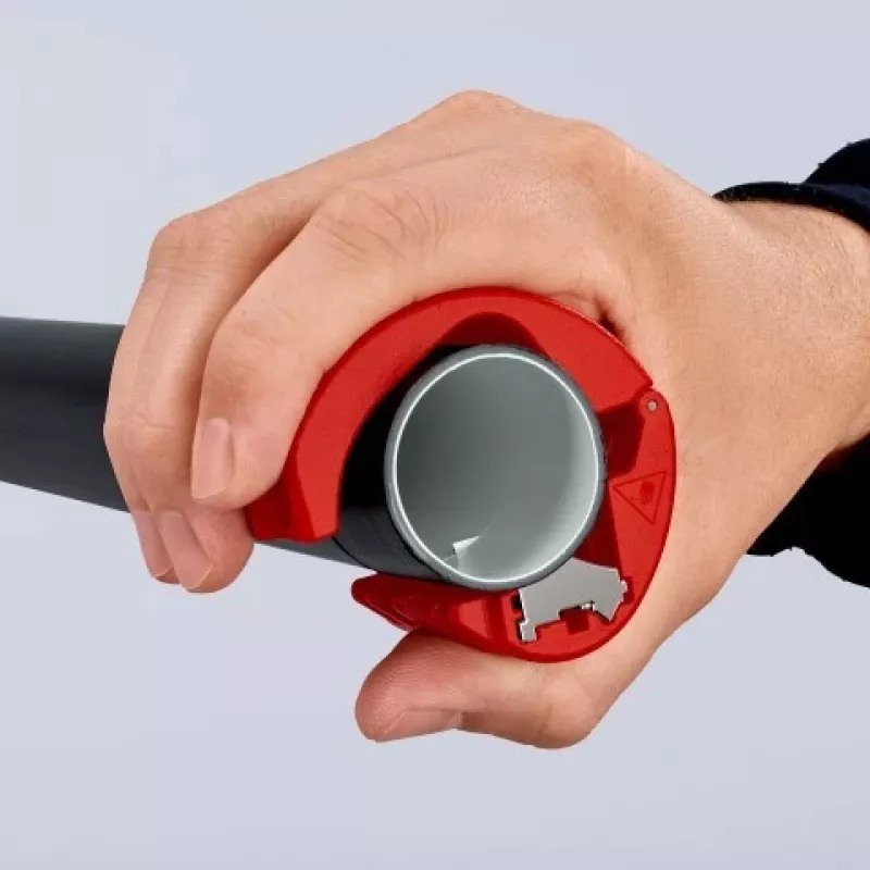 KNIPEX tagliatubi manuale per PVC e manicotti di tenuta