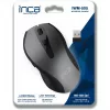 Mouse INCA IWM-505 ergonomico wireless 1600 DPI laser nero retail - Mouse - 1.600 dpi
