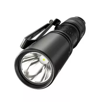 Torcia portatile Nitecore MT1A Pro — LED 50 lm, USB ricaricabile, 1100 mAh, alluminio, impermeabile, resistente agli urti, nero