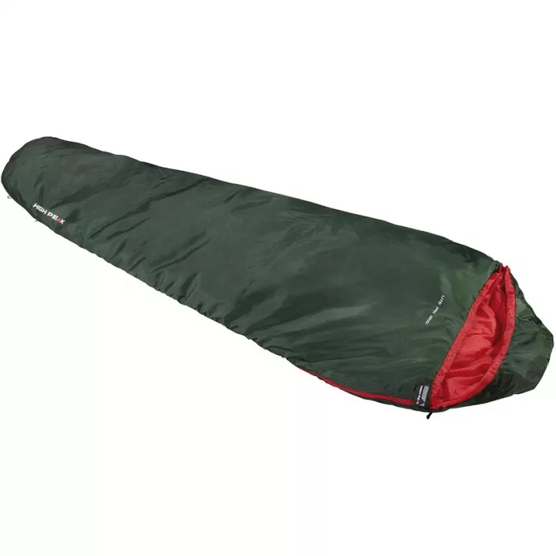 Sacco a pelo High Peak Lite Pak 1200 Poliestere verde, rosso 23263