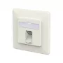 METZ CONNECT presa di connessione E-DAT C6A LSA++ 1 porta UP bianco puro