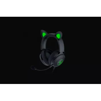 Razer Kraken V2 Pro Kitty Edition – cuffie gaming over-ear con filo, nero