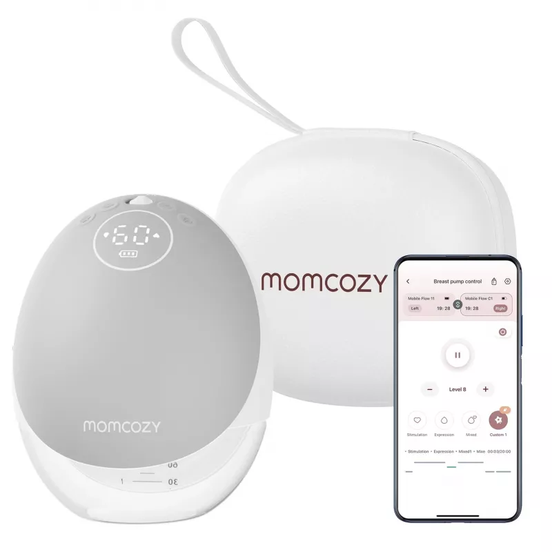 Tiralatte Momcozy M9 single grigio